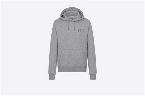 dior hoodie grey.